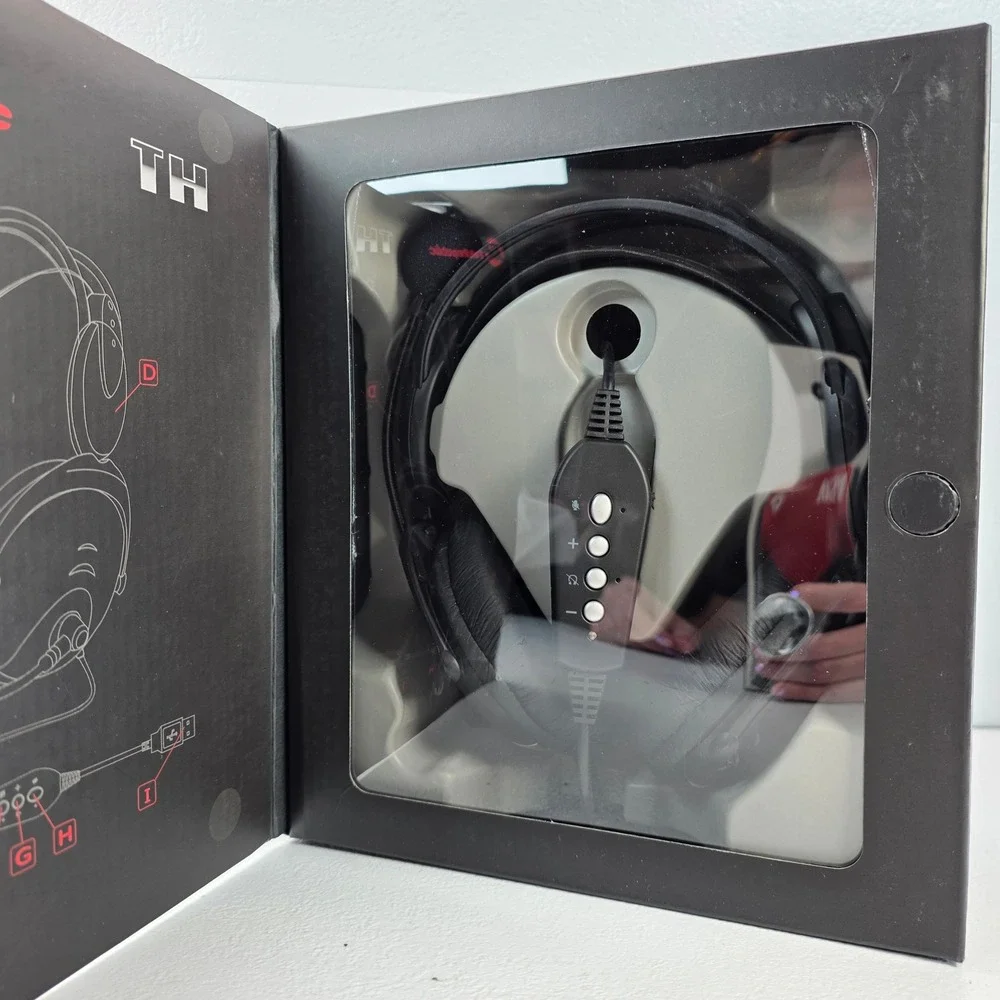 TekRepublic‎ TH Lightweight Gaming Headset Virtual 7.1 Surround Sound USB